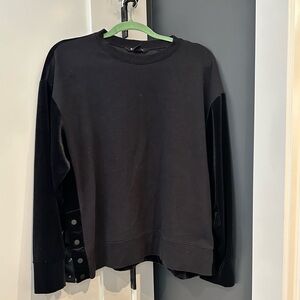 Athleta velvet salutation sweatshirt, size large.